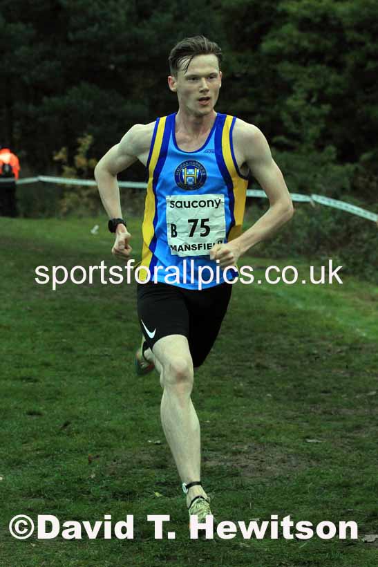 Senior Men, 2022 National Cross Country Relays, Berry Hill Park, Mansfield.  Photo: David T. Hewitson/Sports for All Pics